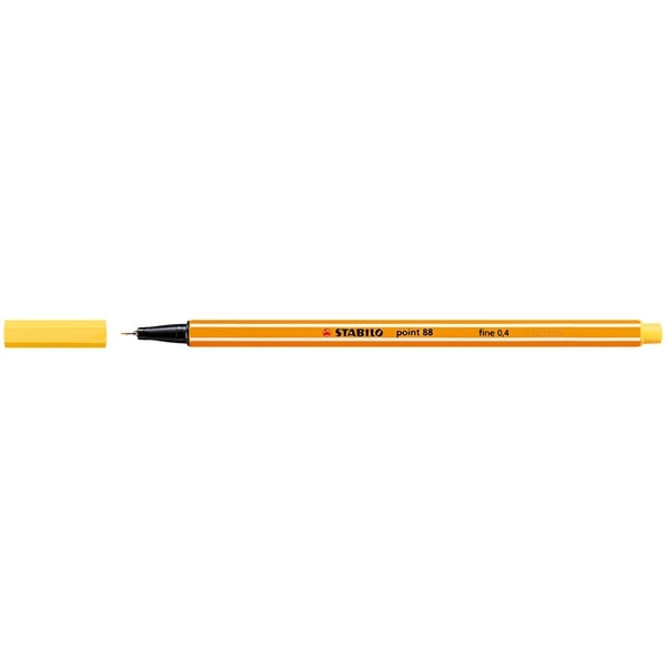 Fineliner | 0.4mm | yellow | Stabilo Point 88 200022 - 1