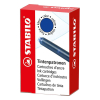 Fountain pen refill | medium blue | Stabilo beCrazy! | 6-pack 200238 - 1
