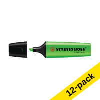 Highlighter | fluorescent green | Stabilo Boss | 12-pack 206323