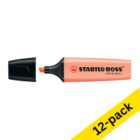 Highlighter | pastel orange | Stabilo Boss | 12-pack 200380