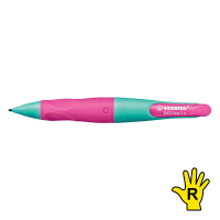 Mechanical pencil HB | right-handed | 1.4mm | turquoise/pink | Stabilo Easy Ergo 200117