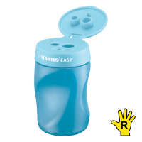Pencil sharpener (right-handed) | Stabilo Easy Blue Ergonomic 200112