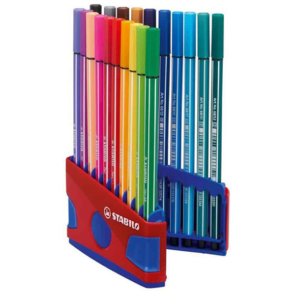 Stabilo Point 68 ColorParade felt tip pen set (20-pack) 6820-031 200194 - 1