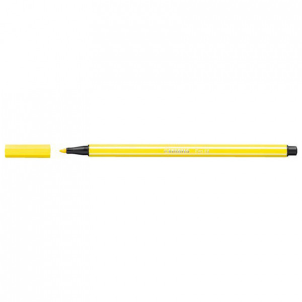 Stabilo Point 68 lemon yellow felt tip pen 68-24 200160 - 1