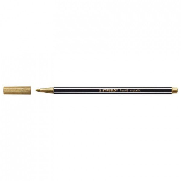 Stabilo Point 68 metallic gold felt tip pen 68-810 200187 - 1