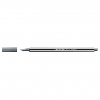 Stabilo Point 68 metallic silver felt tip pen 68-805 200186