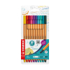 Stabilo Point 88 assorted fineliner pen 10-pack