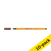 Stabilo Point 88 brown fineliner (10-pack)