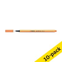 Stabilo Point 88 fluorescent orange fineliner (10-pack)