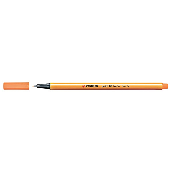 Stabilo Point 88 fluorescent orange fineliner 88/054 200070 - 1