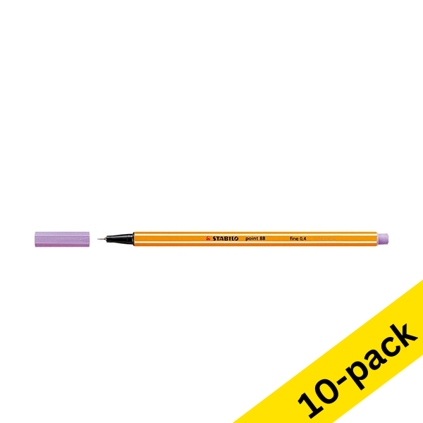Stabilo Point 88 light purple fineliner (10-pack) 200217 - 1