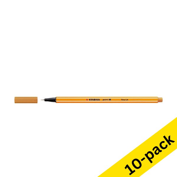 Stabilo Point 88 ocher fineliner (10-pack) 200211 - 1