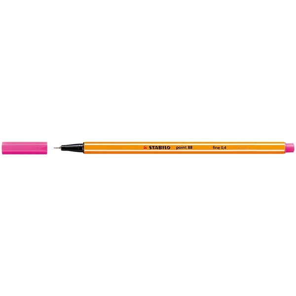  STABILO Point 88 Fineliner Pens - 0.4mm Fine Nib - Pack of 40  Assorted Colours : Office Products