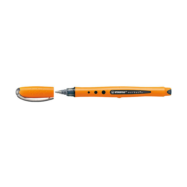 Stabilo Worker+ black rollerball pen, 0.5mm 200138 - 1