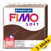 ​​​​​​​​​​​​​​Clay 57g | choco | Fimo Soft | 3-pack 424707 - 1