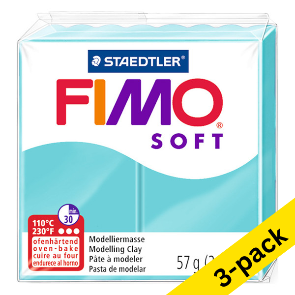 ​​​​​​​​​​​​​​Clay 57g | peppermint | Fimo Soft | 3-pack 424703 - 1
