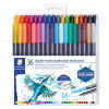 Staedtler 3001 double tip watercolour markers (36-pack)