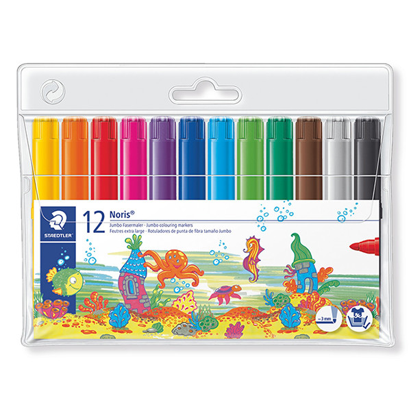 Staedtler 340 jumbo colouring pens (12-pack) 340WP12 209520 - 1