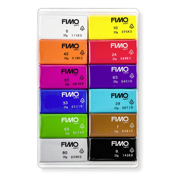 Basic colours clay set | Fimo Soft | 12-pack 209646 - 2