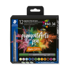 Brush pens set | nature colours | Staedtler Pigment Arts | 12-pack 209666 - 1