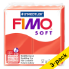 Clay 57g | Indian red | Fimo Soft | 3-pack 424682 - 1