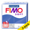 Clay 57g | brilliant blue | Fimo Soft | 3-pack 424650 - 1