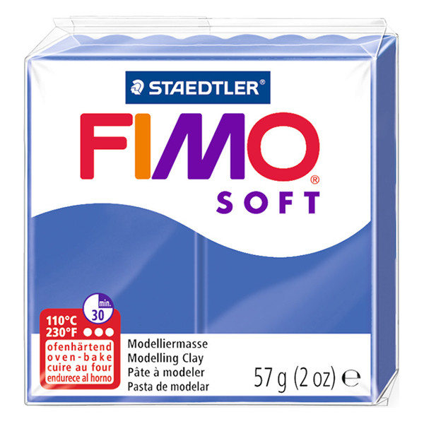 Clay 57g | brilliant blue | Fimo Soft 424500 - 1