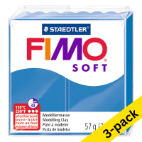 Clay 57g | pacific blue | Fimo Soft | 3-pack 424651