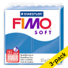Clay 57g | pacific blue | Fimo Soft | 3-pack 424651 - 1