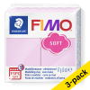 Clay 57g | pastel rosé | Fimo Soft | 3-pack 424685 - 1