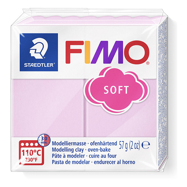Clay 57g | pastel rosé | Fimo Soft 424608 - 1