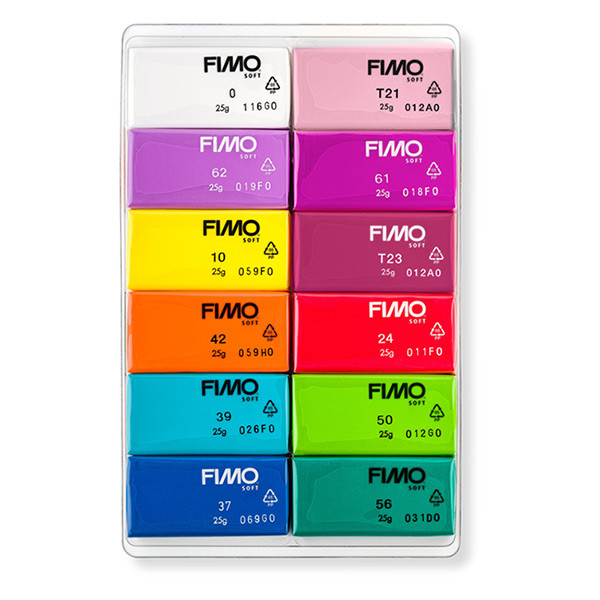 Clay set | Brilliant | Fimo Soft | 12-pack 209647 - 2