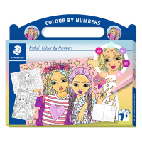 Colouring book | colour by numbers fashion | Staedtler 209583
