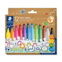 Felt-tip pen set | Staedtler Noris jumbo triangular | 12-pack 209501
