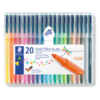 Felt-tip pen set | triangular | Staedtler Triplus colour 323 | 20-pack 209578