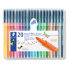 Felt-tip pen set | triangular | Staedtler Triplus colour 323 | 20-pack 209578 - 1