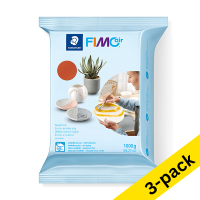 Fimo Air terracotta clay, 1kg (3-pack)