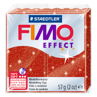 Staedtler Fimo Effect glitter red clay, 57g 8020-202 424604