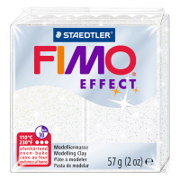 Staedtler Fimo Effect glitter white clay, 57g 8020-052 424626