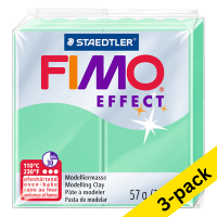 Fimo Effect jade green clay, 57g (3-pack) 424671