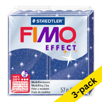 Fimo Effect metallic blue clay, 57g (3-pack) 424652
