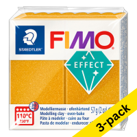 Fimo Effect metallic gold clay, 57g (3-pack) 424709