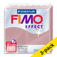 Fimo Effect mother-of-pearl pink clay, 57g (3-pack) 424687