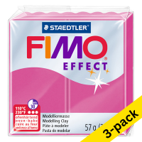 Fimo Effect ruby quartz clay, 57g (3-pack) 424690