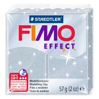 Staedtler Fimo Effect silver glitter clay, 57g 8020-812 424640