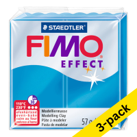 Fimo Effect transparent blue clay, 57g (3-pack) 424654