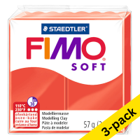 Fimo Soft Indian red clay, 57g (3-pack) 424682