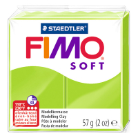 Staedtler Fimo Soft apple green clay, 57g 8020-50 424550