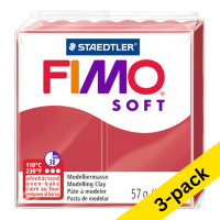 Fimo Soft cherry red clay, 57g 424712