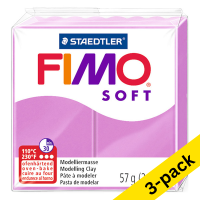 Fimo Soft lavender clay, 57g (3-pack) 424674